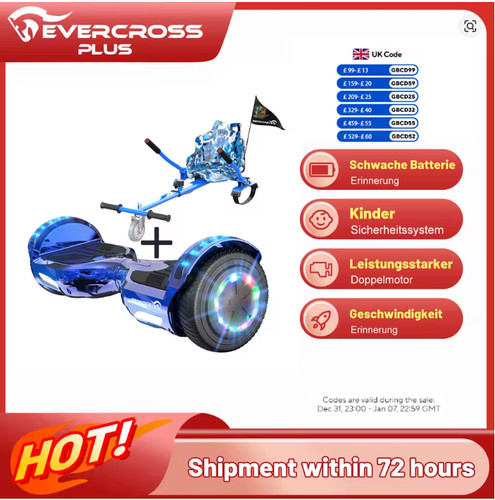 Hoverboard with seat evercross - hoverboard,